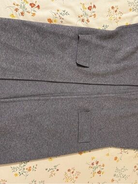Anthropologie Gray Wool-Blend cardigan vest with Front Flap Pockets